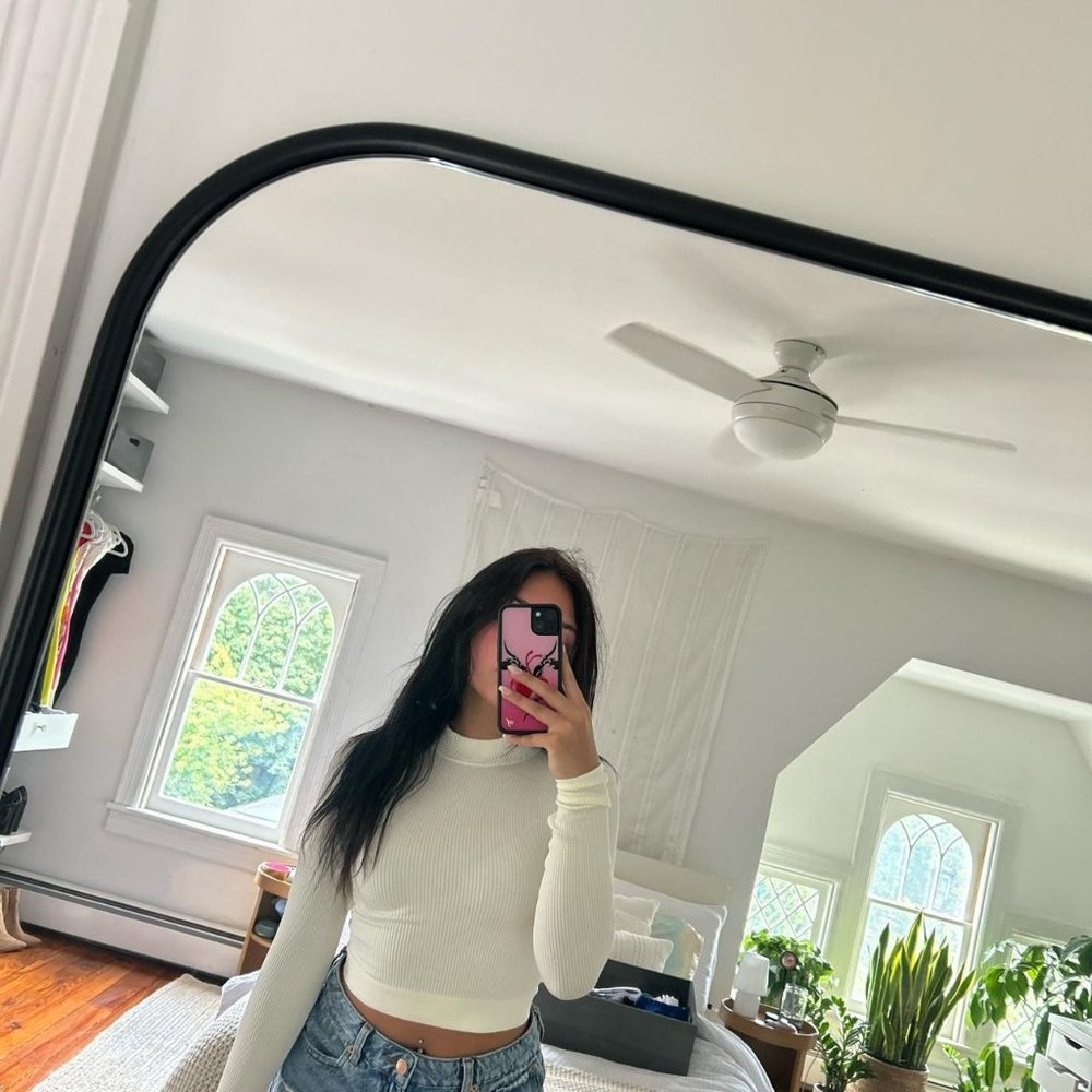 Out From Under Women's Cream Crop-top